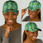 African Nkyinkyin Kente Pattern Classic Cap - African Pride