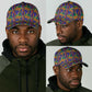 African Fathia Fata Nkrumah Kente Pattern Classic Cap - African Pride