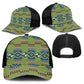 African Obaakofo Mmu Man Kente Pattern Baseball Net Cap - African Pride