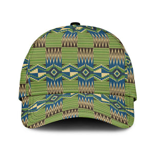 African Obaakofo Mmu Man Kente Pattern Classic Cap - African Pride