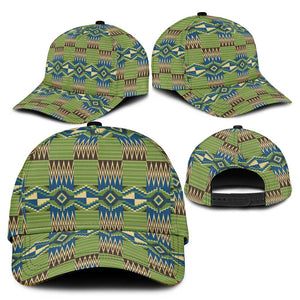 African Obaakofo Mmu Man Kente Pattern Classic Cap - African Pride