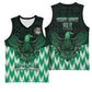 Custom Nigeria Football Basketball Jersey African Pattern - African Pride
