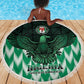 Custom Nigeria Football Beach Blanket African Pattern