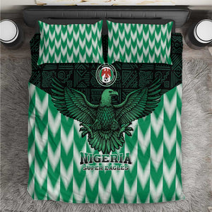 Custom Nigeria Football Bedding Set African Pattern