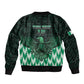 Custom Nigeria Football Bomber Jacket African Pattern