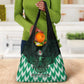 Custom Nigeria Football Grocery Bag African Pattern