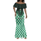 Custom Nigeria Football Mermaid Dress African Pattern