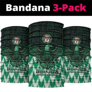 Nigeria Football Neck Gaiter African Pattern - African Pride