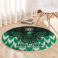 Custom Nigeria Football Round Carpet African Pattern