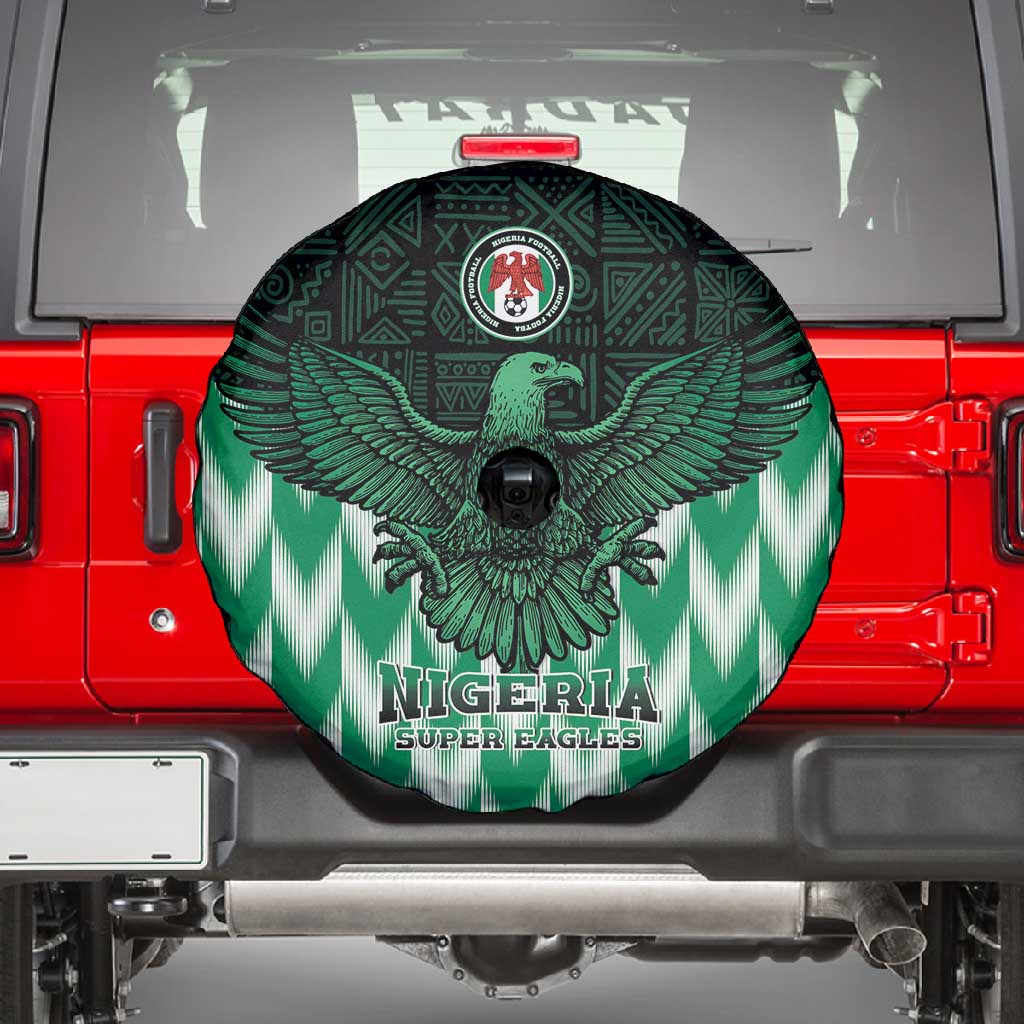 Custom Nigeria Football Spare Tire Cover African Pattern