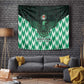Custom Nigeria Football Tapestry African Pattern
