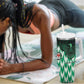 Custom Nigeria Football Tumbler With Handle African Pattern