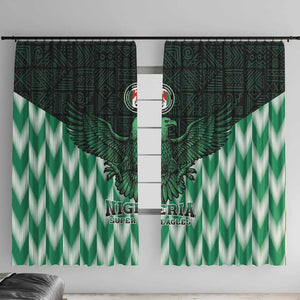 Custom Nigeria Football Window Curtain African Pattern