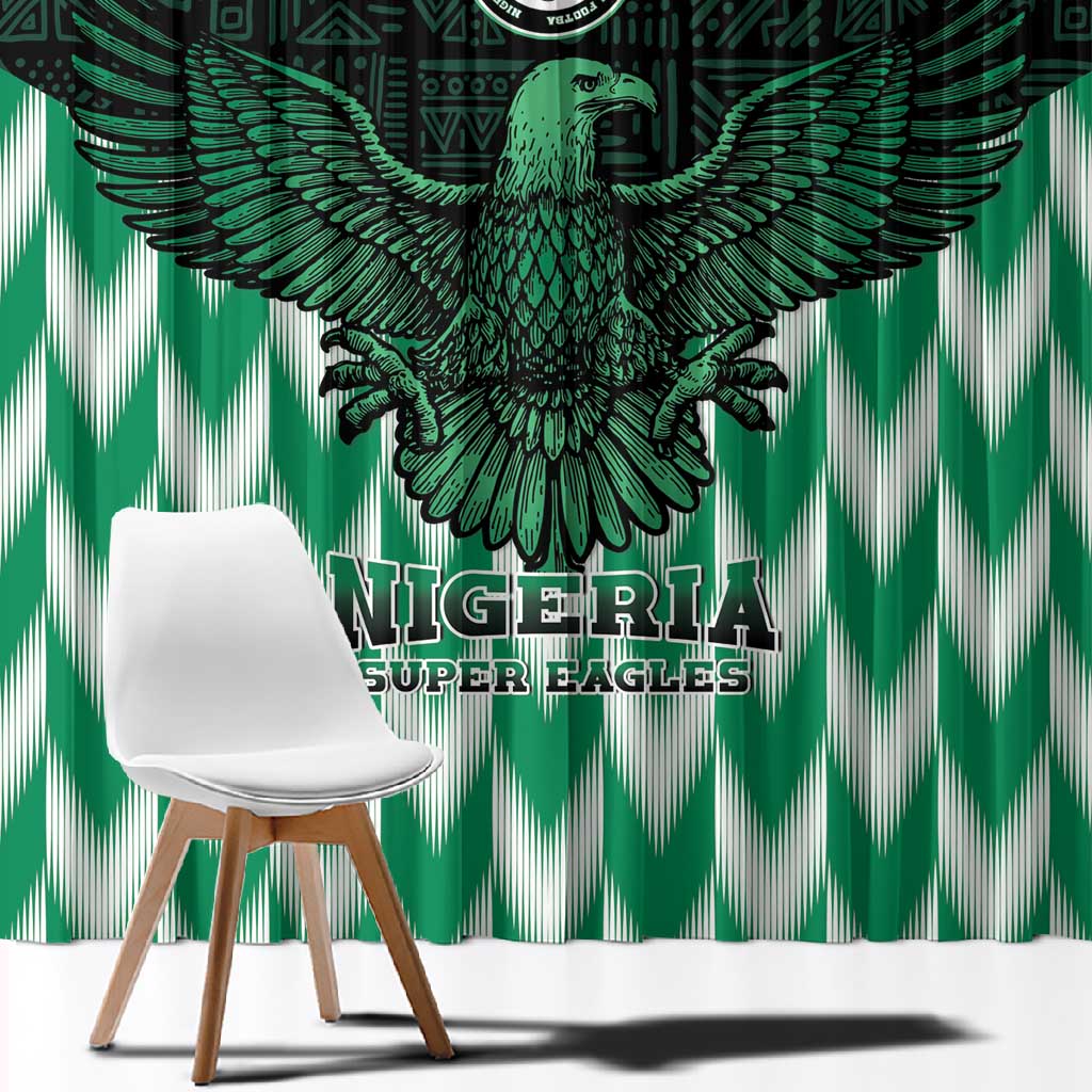 Custom Nigeria Football Window Curtain African Pattern
