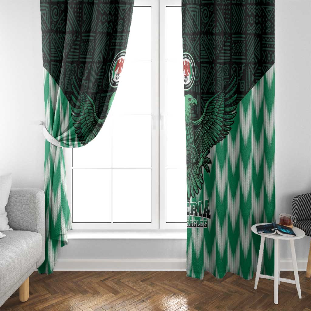 Custom Nigeria Football Window Curtain African Pattern