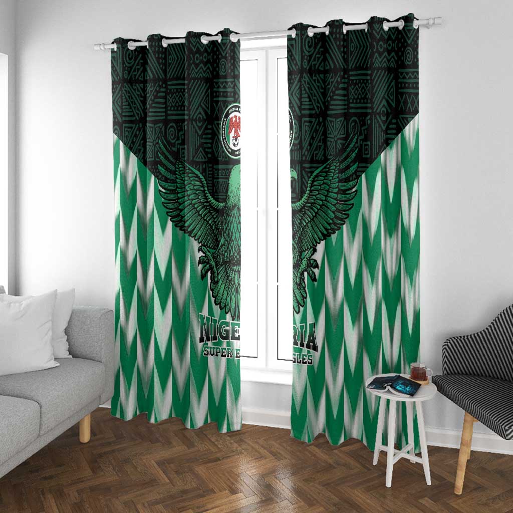 Custom Nigeria Football Window Curtain African Pattern