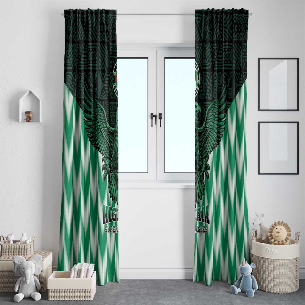 Custom Nigeria Football Window Curtain African Pattern