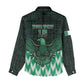 Custom Nigeria Football Women Casual Shirt African Pattern LT15