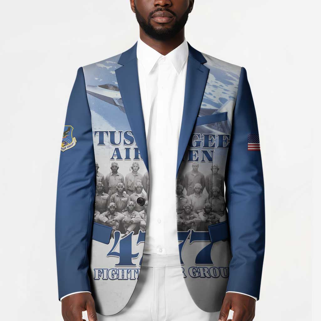 Blue Heritage Tuskegee Airmen Blazer 477th Fighter Group