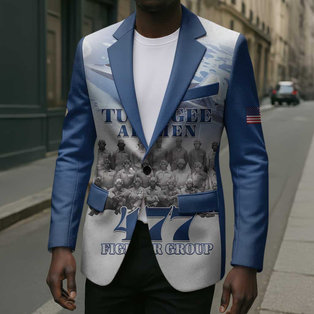 Blue Heritage Tuskegee Airmen Blazer 477th Fighter Group