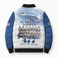 Blue Heritage Tuskegee Airmen Bomber Puffer Jacket 477th Fighter Group