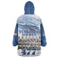 Tuskegee Airmen 477th Fighter Group Kid Wearable Blanket Hoodie Blue Heritage - African Pride