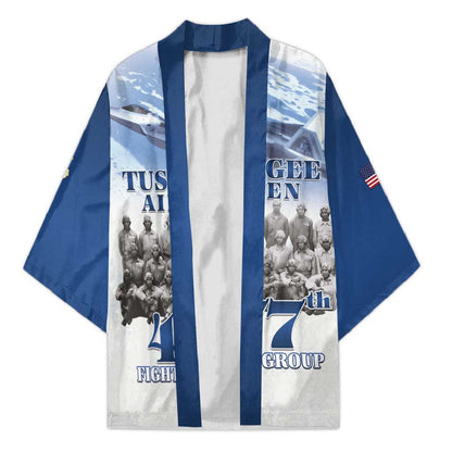 Blue Heritage Tuskegee Airmen Kimono 477th Fighter Group