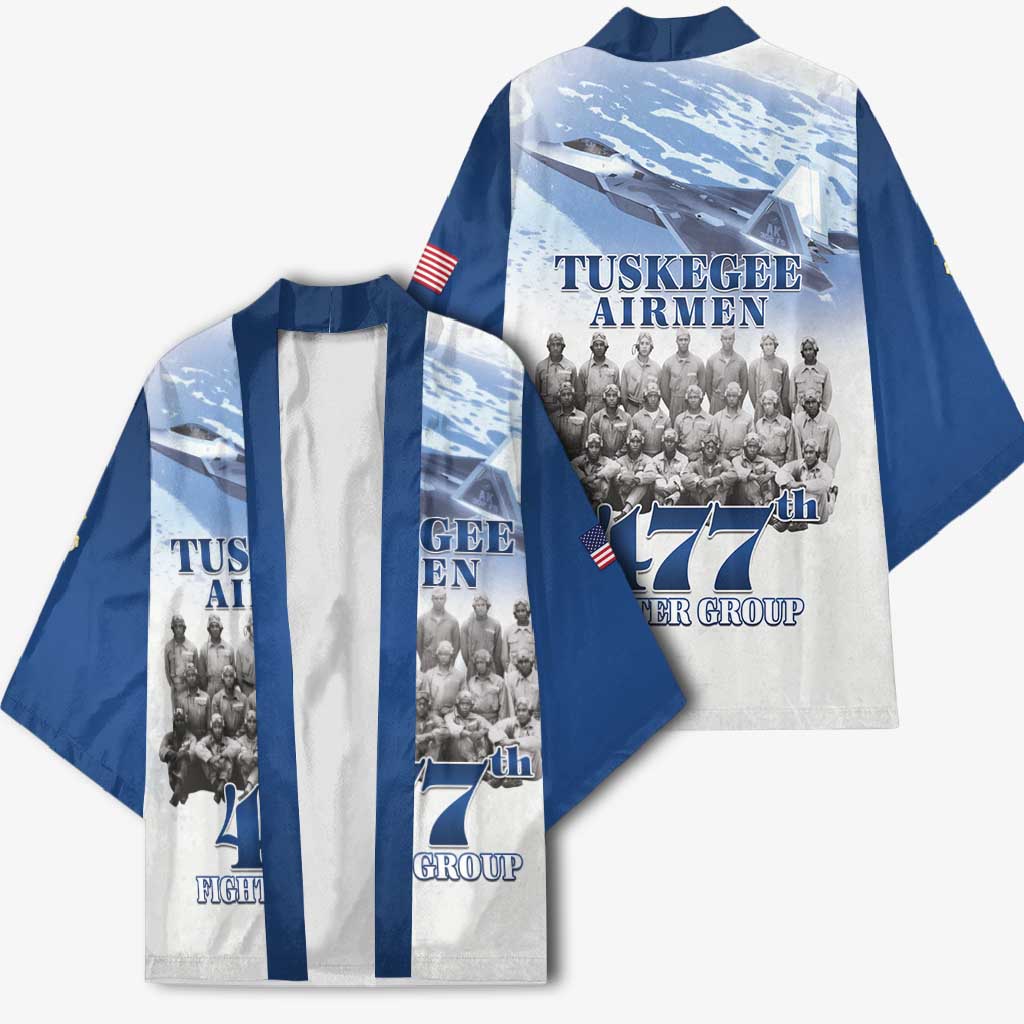Blue Heritage Tuskegee Airmen Kimono 477th Fighter Group