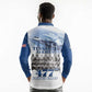 Tuskegee Airmen 477th Fighter Group Long Sleeve Polo Shirt Blue Heritage - African Pride