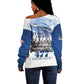 Tuskegee Airmen 477th Fighter Group Off Shoulder Sweater Blue Heritage - African Pride