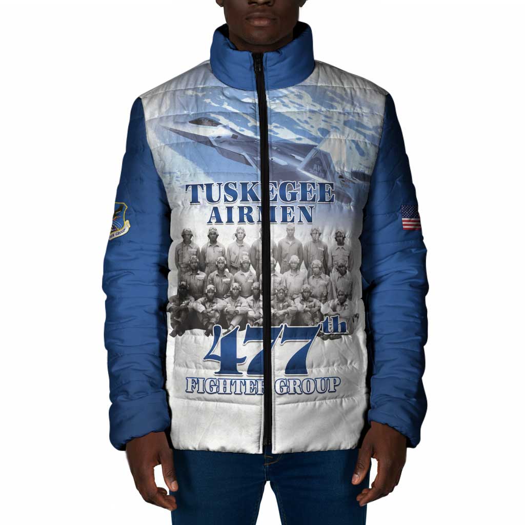 Blue Heritage Tuskegee Airmen Padded Jacket 477th Fighter Group