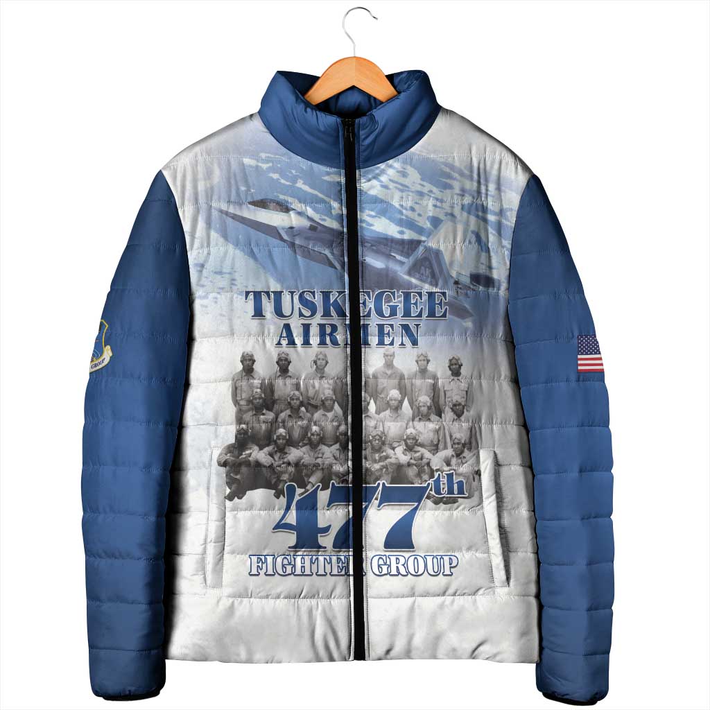 Blue Heritage Tuskegee Airmen Padded Jacket 477th Fighter Group