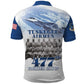Tuskegee Airmen 477th Fighter Group Polo Shirt Blue Heritage LT15