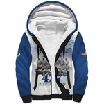 Tuskegee Airmen 477th Fighter Group Sherpa Hoodie Blue Heritage - African Pride