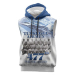 Tuskegee Airmen 477th Fighter Group Sleeveless Hoodie Blue Heritage - African Pride
