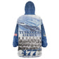 Tuskegee Airmen 477th Fighter Group Wearable Blanket Hoodie Blue Heritage - African Pride