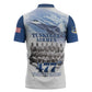 Blue Heritage Tuskegee Airmen Zipper Polo Shirt 477th Fighter Group
