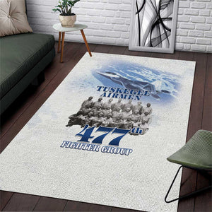 Tuskegee Airmen WWII Heroes Area Rug 477th Fighter Group - African Pride