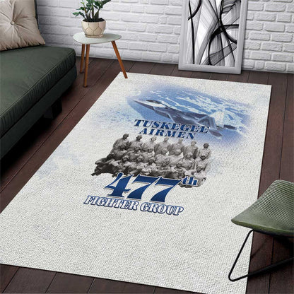 Tuskegee Airmen WWII Heroes Area Rug 477th Fighter Group - African Pride