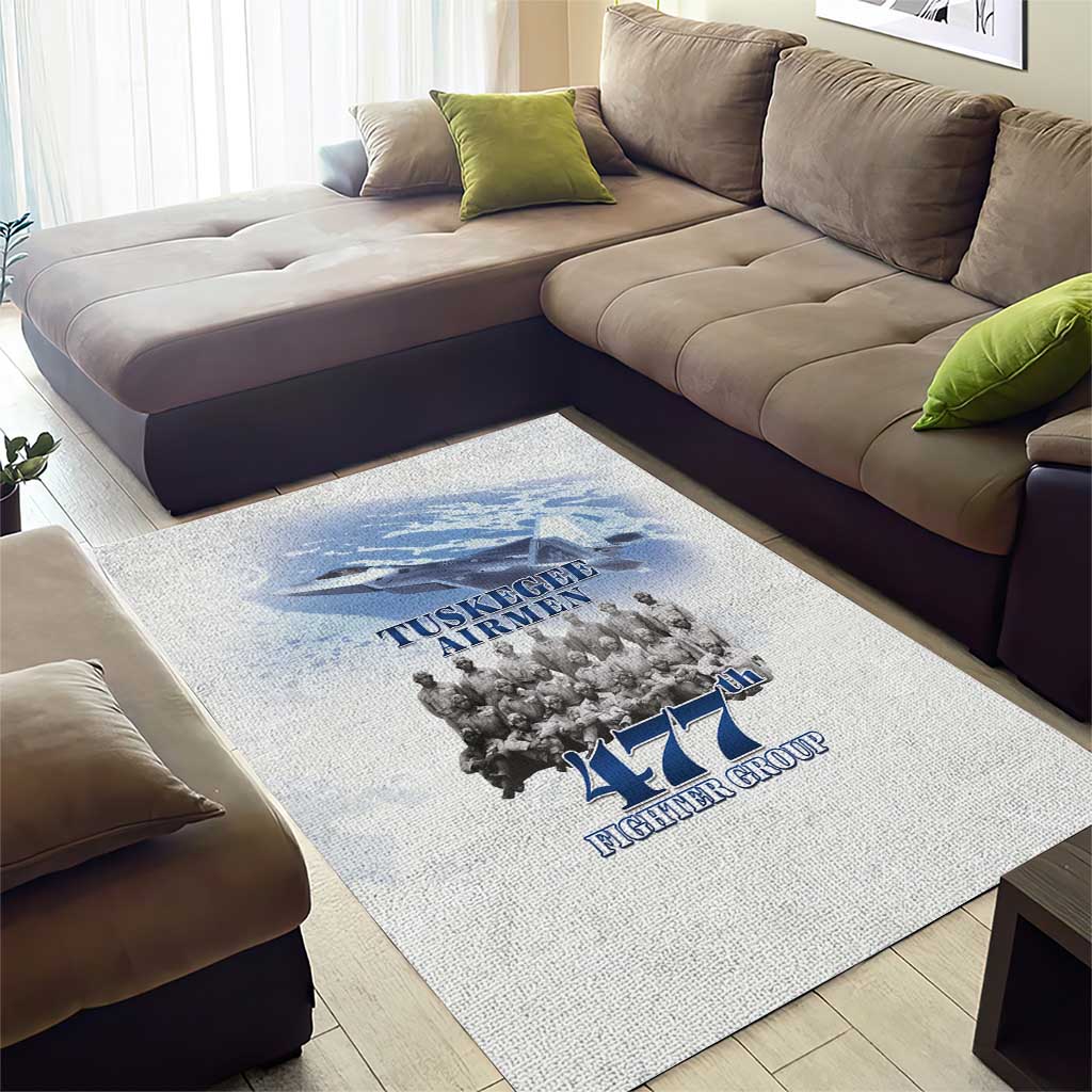 Tuskegee Airmen WWII Heroes Area Rug 477th Fighter Group - African Pride