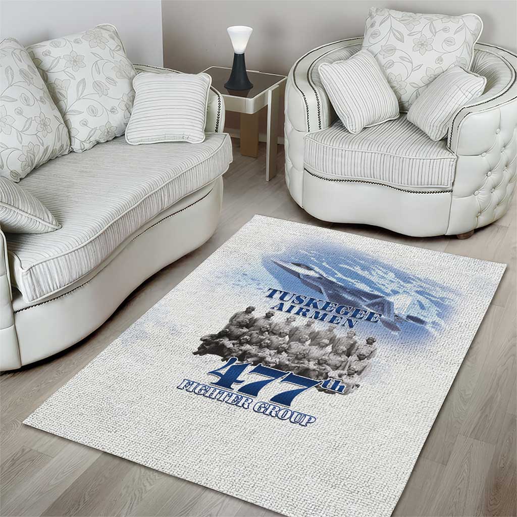 Tuskegee Airmen WWII Heroes Area Rug 477th Fighter Group - African Pride