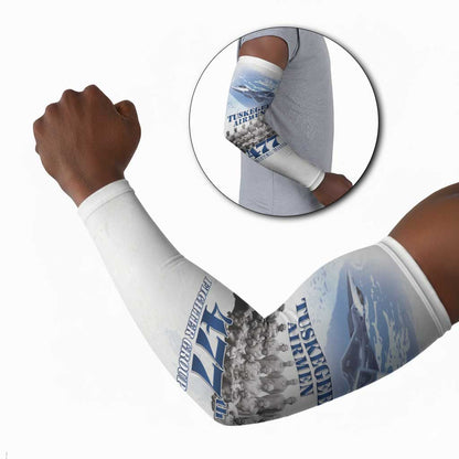 Tuskegee Airmen 477th Fighter Group Arm Sleeves Blue Sky Heritage