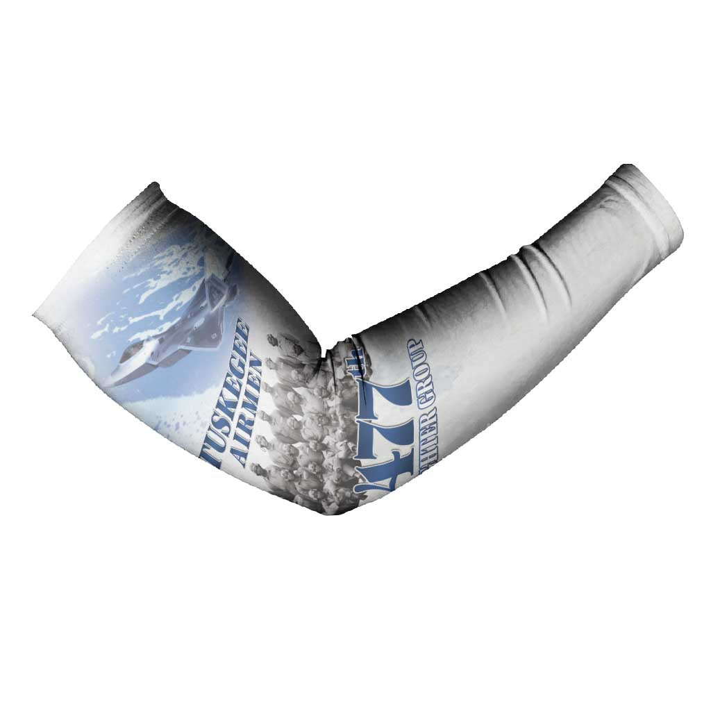 Tuskegee Airmen 477th Fighter Group Arm Sleeves Blue Sky Heritage