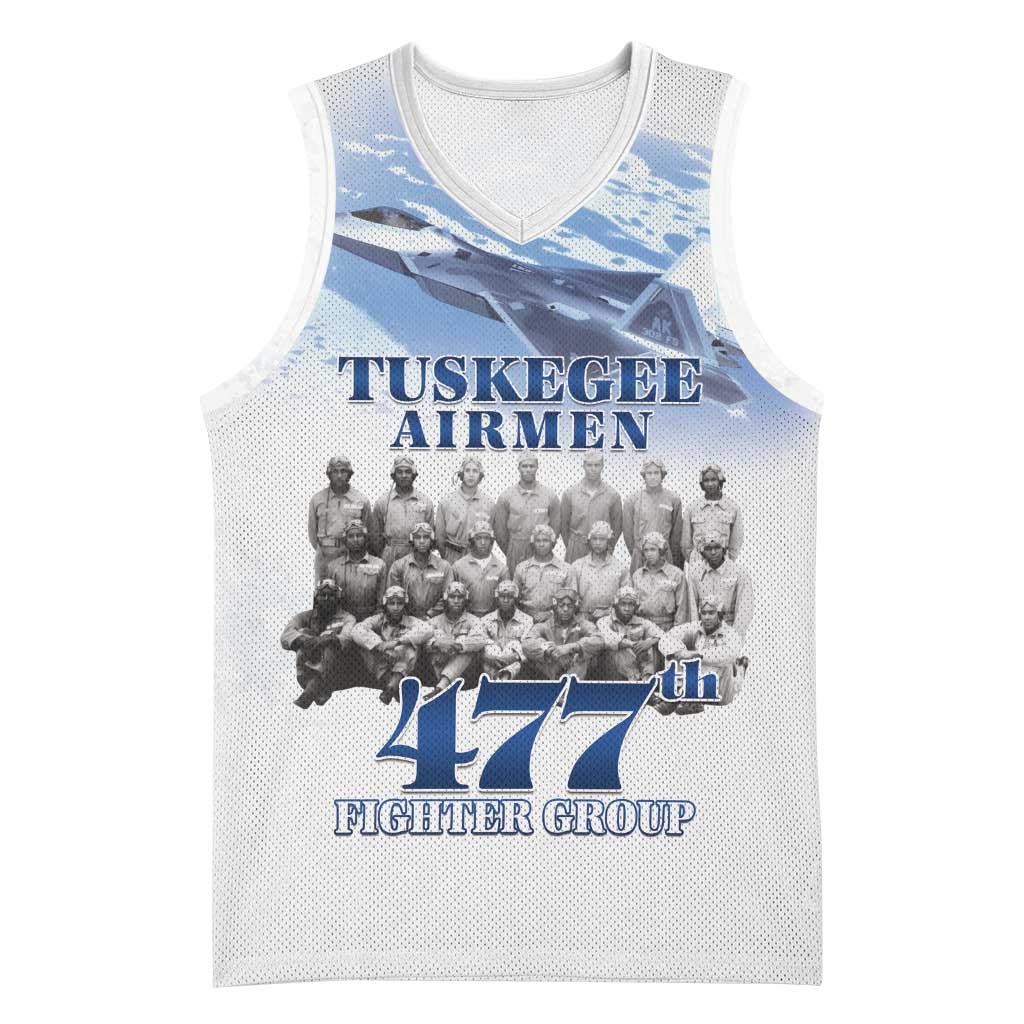 Tuskegee Airmen WWII Heroes Basketball Jersey 477th Fighter Group - African Pride