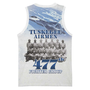 Tuskegee Airmen WWII Heroes Basketball Jersey 477th Fighter Group - African Pride