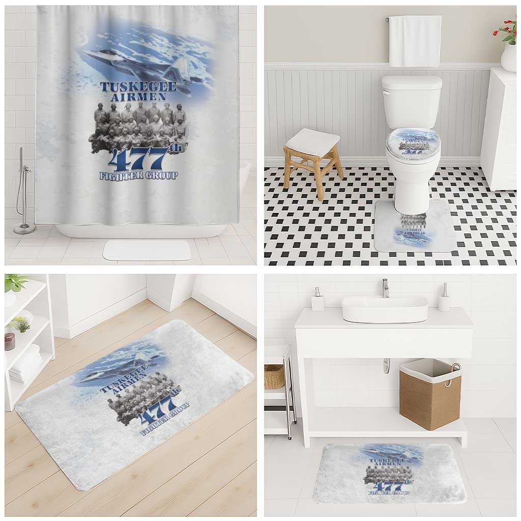 Tuskegee Airmen 477th Fighter Group Bathroom Set Blue Sky Heritage