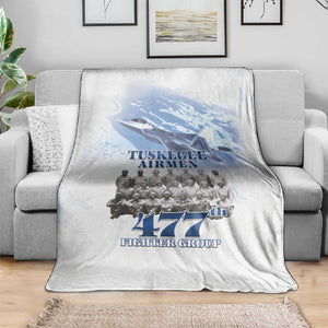 Tuskegee Airmen WWII Heroes Blanket 477th Fighter Group - African Pride