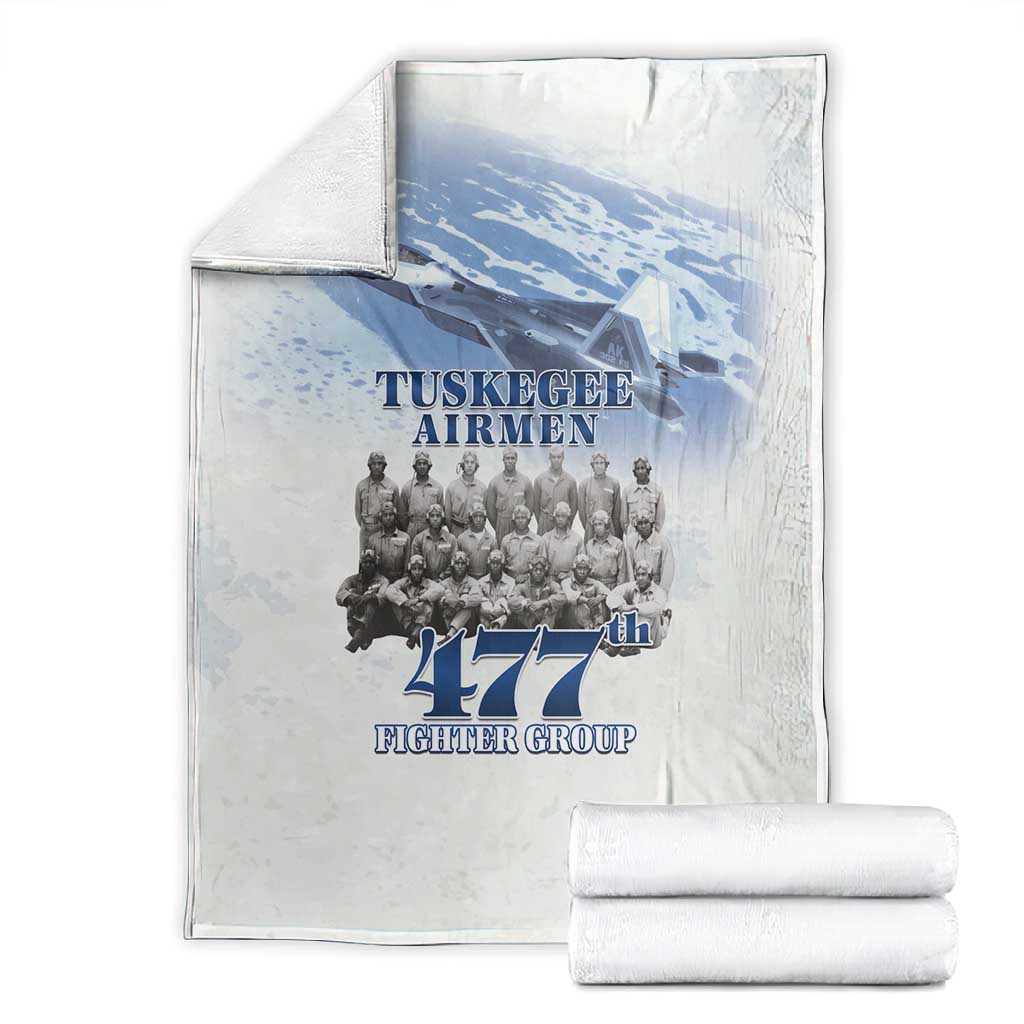Tuskegee Airmen WWII Heroes Blanket 477th Fighter Group - African Pride