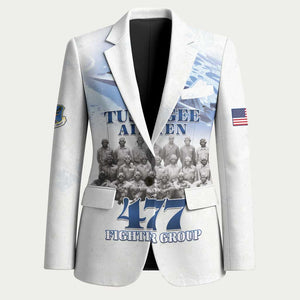 Tuskegee Airmen 477th Fighter Group Blazer Blue Sky Heritage