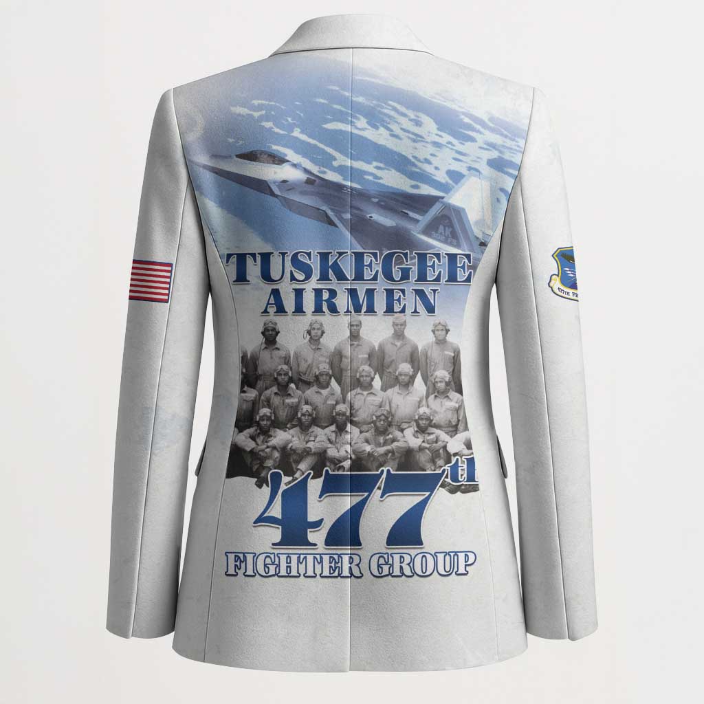 Tuskegee Airmen 477th Fighter Group Blazer Blue Sky Heritage